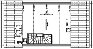 Tweede verdieping Praktisch 4 (tekening V-423) - open zolderruimte - voldoende bergruimte achter het