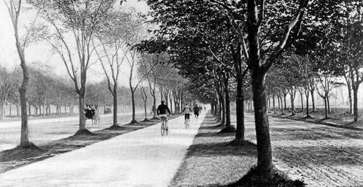 Brooklyn Park, New York 1885 Integrale visie