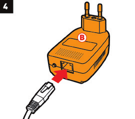 netwerkapparaat (bijvoorbeeld een router). 4.