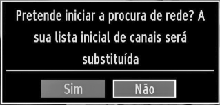 aparecerá. Premir no botão MENU para cancelar o processo. Neste caso, os canais não são memorizados. Sintonização manual NOTA: Esta função pode ser utilizada para a entrada directa de uma transmissão.