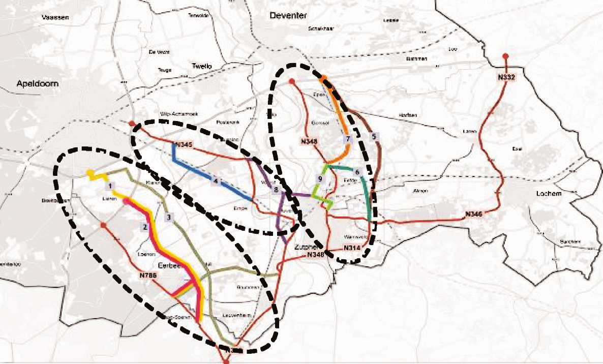 4 Aanbevelingen In hoofdstuk 3 zijn de verschillende onderzochte netwerkvarianten geanalyseerd op verkeerskundige effecten. De hoofdconclusies zijn: 1.