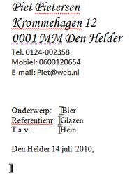 Opslaan als sjabloon Zo, het werk zit er bijna op en zijn we zover dat we het document als sjabloon op kunnen slaan. Eerst maar even vertellen hoe dat werkt in Office 2003.