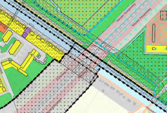 g. De doorgaande lijkt ter plaatse van de kruising A4-Ringvaart (Haarlemmermeer zijde) te zijn weg bestemd voor heel andere zaken dan een doorgaande ecologische structuur.