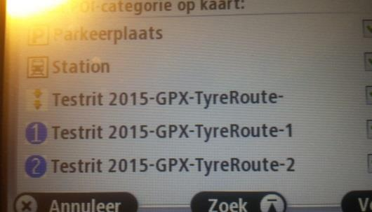 Ga in uw TomTom naar het hoofdmenu> Instellingen> Toon POI op Kaart U vindt uw rit in het POI
