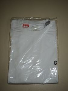 91/76/0606 XXL T-shirt wit Cat logo op borst