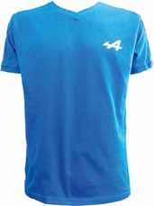 Alpine t-shirt 100% katoen. Jerseystof. 200 g/m².