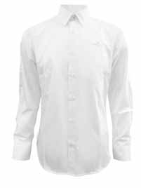Alpine hemd Met dit hemd uit 60% satijnkatoen en 40% polyester hebt u meteen trotse allure. Lange mouwen met knoopmanchetten.