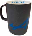 Alpine mug Na een lekkere koffie in deze korrelig aanvoelende designmug uit keramiek bent u zo meteen weer vertrokken.