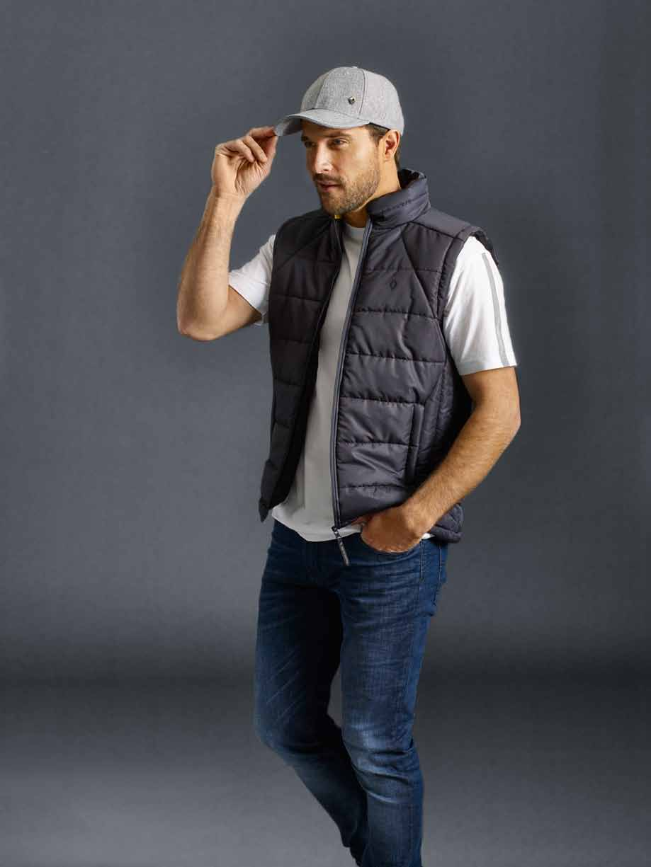 Gespikkeld grijs Verkrijgbaar in S tot XXL 77 11 781 023 tot 027 Renault Corporate bodywarmer 100% polyester (binnen