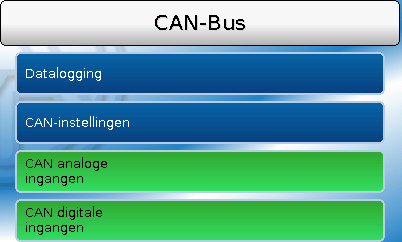 CAN-Bus Het CAN-netwerk maakt de communicatie mogelijk tussen CAN-Busapparaten.