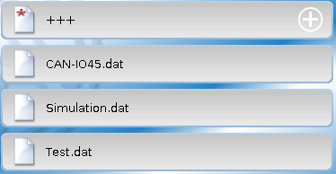 Opslaan... De actuele functiedata van de CAN-Monitor kunnen op de SD-kaart worden opgeslagen. Aan de functiedata kunnen eigen omschrijvingen worden gegeven.