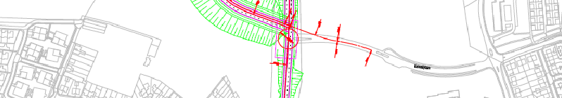 Inmiddels is aangetoond dat een verkeersplein het verkeer onvoldoende af kan wikkelen (DHV 2008) en is een halve Haarlemmermeeraansluiting met kwart klaverblad-aansluiting ingepast.