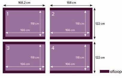 Materiaal Vensters Materiaal Quattroboards/Prijsindicatie Vensters Quattroboards Prijsindicatie Formaten Afficheformaat: Breedte 332 x hoogte 236 cm. Zichtbaar oppervlak: Breedte 321 x hoogte 230 cm.