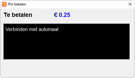Afrekenen via pin automaat De kassa in SalonNet is aangepast voor het betalen met een gekoppelde pin automaat. In het betaalvenster is een knop met het betalen via pin logo toegevoegd.