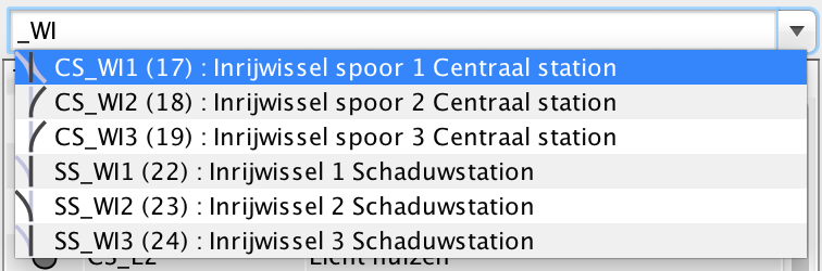 Dit is handig om even een kleine verandering te maken in de eigenschappen of om de lijst met objecten te beheren.