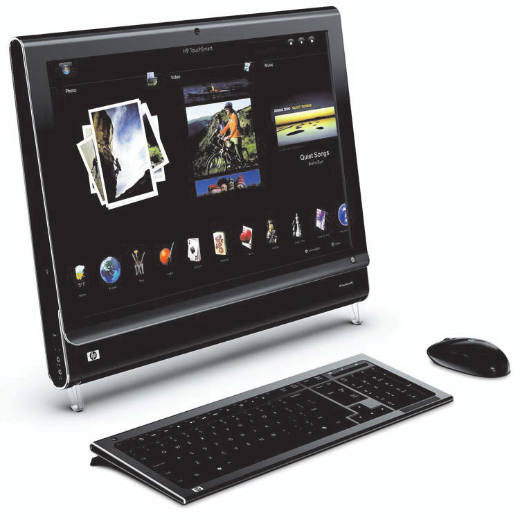Introductie van de HP TouchSmart PC Kenmerken van de HP TouchSmart PC De HP TouchSmart PC is een handige en aantrekkelijke computer, uitgerust met aanraakfuncties en geïntegreerd in een