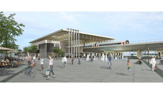 Het station Roeselare en zijn omgeving ondergaan momenteel een ingrijpende gedaanteverwisseling. Het nieuwe station wordt meer dan nu een knooppunt voor openbaar vervoer in een voetgangersgebied.