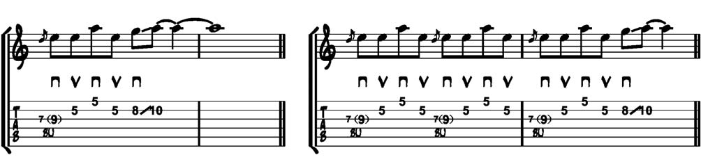 CD track 3 Lick 7: Nu voegen we vooral slides toe.