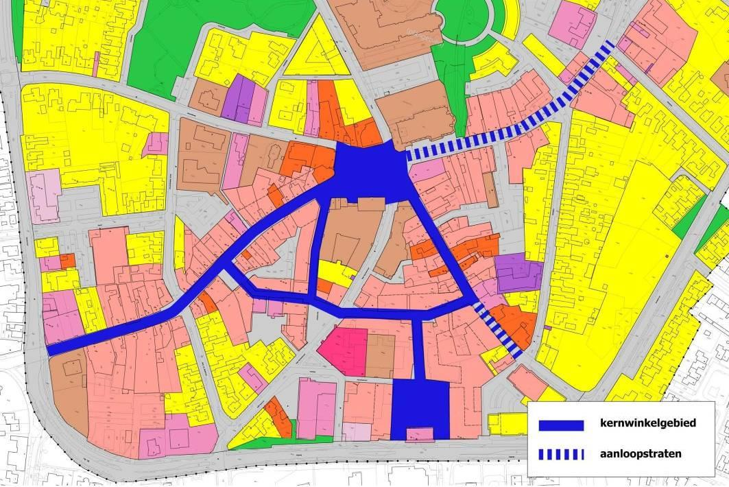 via de Schuifelenberg, Wever, Wolfsberg en via de Molenstraat naar de Markt dienen daartoe versterkt te worden.