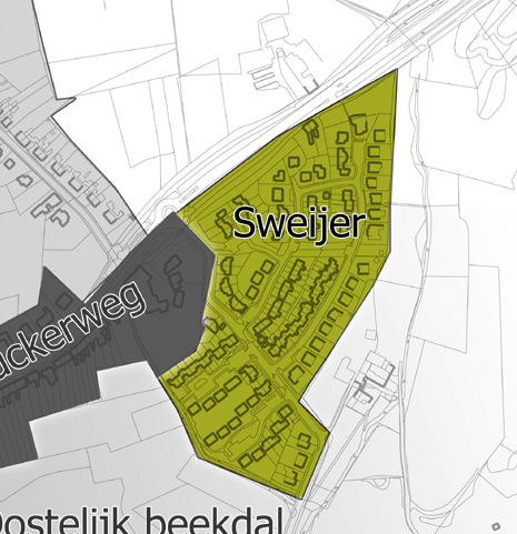 Wat betreft de inrichting van de openbare ruimte en de toegepaste architectuur vormt de buurt een sterke eenheid.