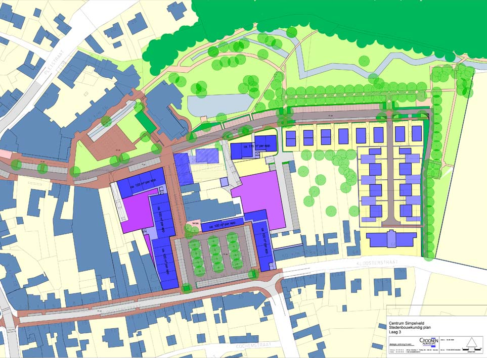 8.3 Centrumplan Simpelveld Stedenbouwkundig plan Centrum Simpelveld (Croonen Adviseurs d.d. januari 2007) De voornaamste plek in de kern Simpelveld, die in aanmerking komt voor herstructurering is het centrum.