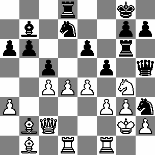 Lc2 Dg2+ 50. Kd3 Df1 51. Kc3?? Aangewezen was bijvoorbeeld 51. Te2 en wit trekt aan het langste eind. De tekst leidt tot dame- en partijverlies. 51. Tc2+ 0-1 Het is een geweldige vondst van onze redacteur.