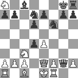 Variant 3: 15. g3 Dh6 16. Kf2 Dh2+ 17. Ke1 Th3 18. Tf2 Dg1+ 19. Lf1 Txg3 20. Pde2 Txd3 21. Pxg1 Txc3 22. bxc3 Lh4 23. Ke2 Lxf2 24. Kxf2 en nu heeft wit de goede oplossing gevonden.