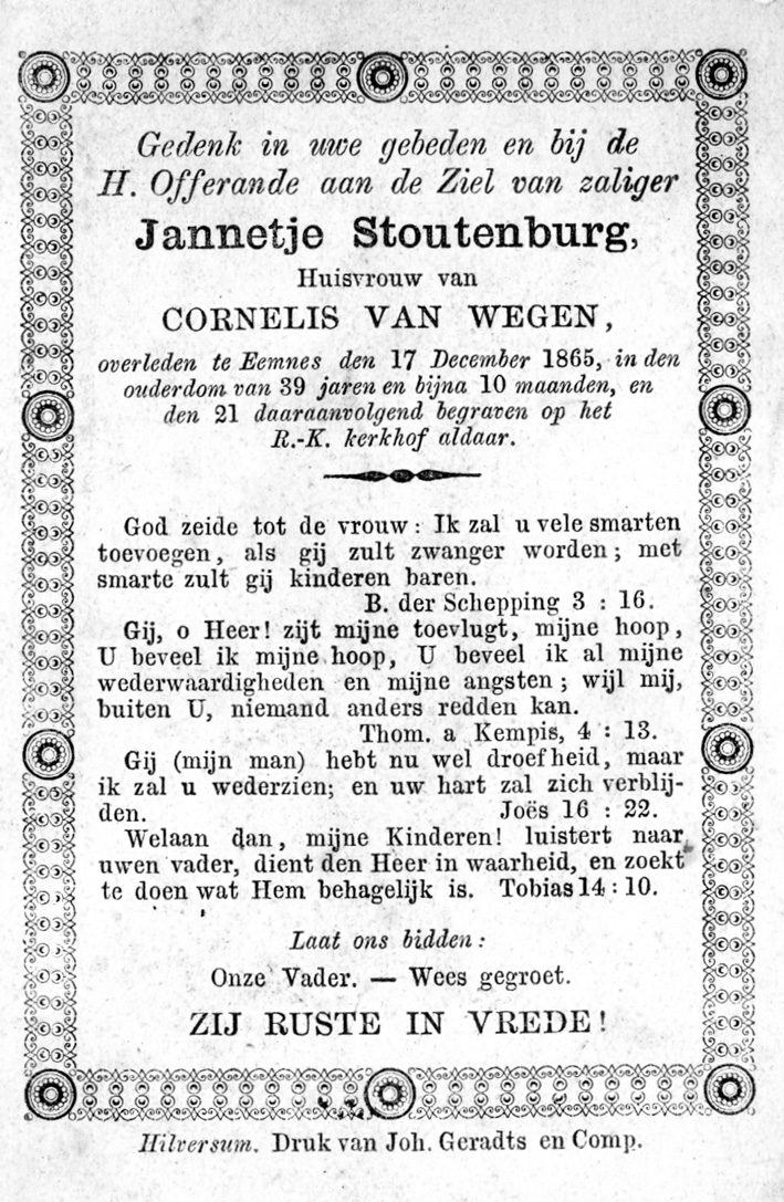 Pieter Johannis werd vernoemd naar Pieter, de zoon van de ambachtsheer Cornelis Hasselaar. Zouden al die vernoemingen de familie nog iets opgeleverd hebben?