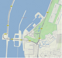 Bron: EduGIS OPDRACHT 7 a. Zoom in op de haven van Lelystad. Hoe hoog is hier het hoogste punt? b. Dit was het werkeiland van Lelystad Haven. Wat was de functie van dit werkeiland?