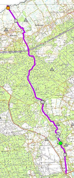 Hierdense Beek Waargenomen soorten Voortplanting in beek waarschijnlijk weidebeekjuffer + gewone pantserjuffer* - (Ermelose Heide) houtpantserjuffer + bruine winterjuffer* - (Garderense Veld) kleine