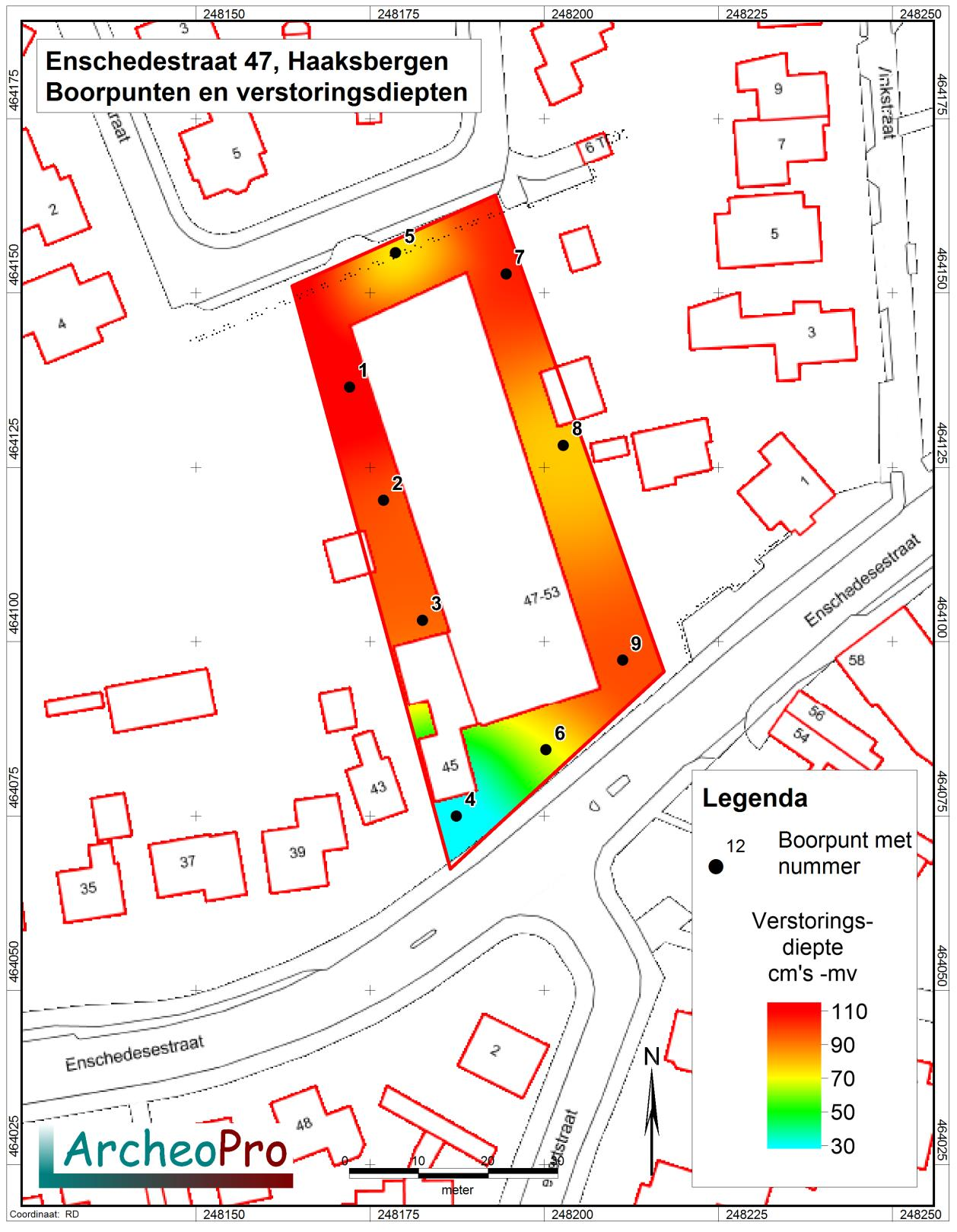 Archeologische onderzoek Enschedestraat 47, Haaksbergen, Gemeente Haaksbergen.