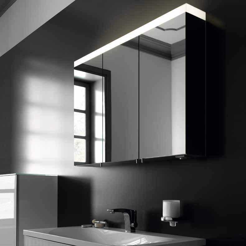 ROYAL REFLEX 26 27 ROYAL REFLEX biedt spiegelkasten in de gebruikelijke uitstekende KEUCO-kwaliteit