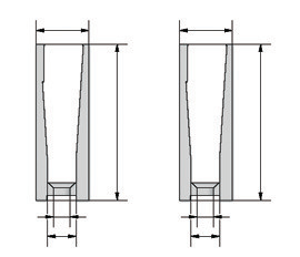 glasbalustrades TL-6 1000 (Boven 13 meter: 1200) Bevestigingsanker Betonvloer min.