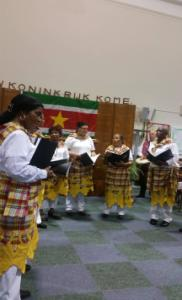 De gemeentezang is begeleid door bazuinmuziek en er hebben diverse optredens plaatsgevonden.