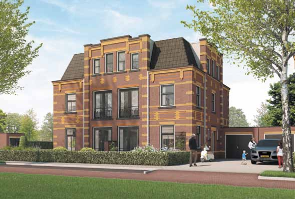 Villa s Noordeinde ademen de luxe en de sfeer van weleer door bijzondere metselwerkverbanden met veel