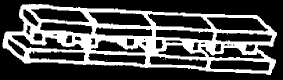 Overbruggen en omsluiten zijn de eerste technische problemen die kinderen bij het bouwen moeten oplossen.