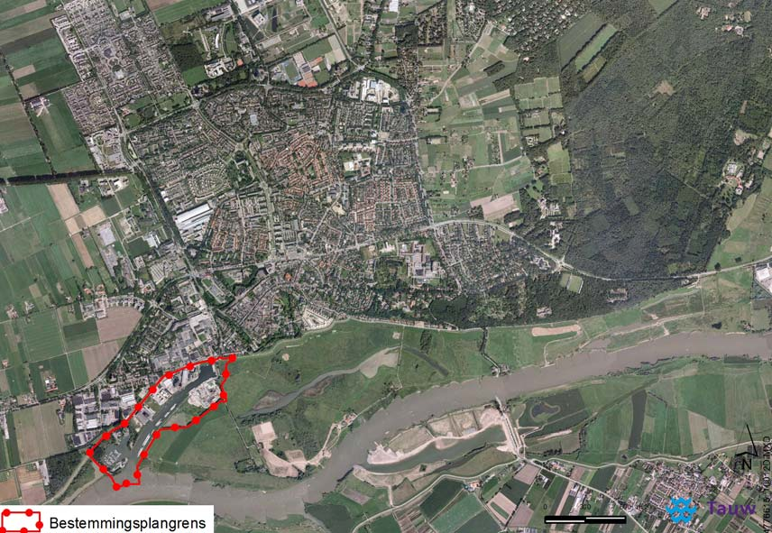 2 Plangebied en omgeving 2.1 Ligging Het plangebied ligt aan de zuidwest kant van Wageningen (zie figuur 2.1). Figuur 2.