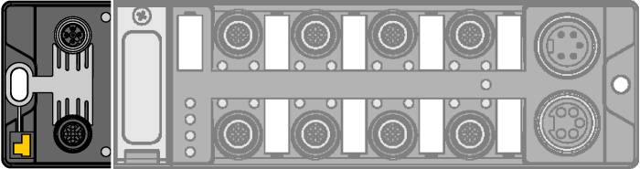 PROFIBUS-leiding (voorbeeld): RSSW-RKSW451-3M Ident-nr.