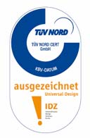 ((logo_ausgezeichnet)) Certificaat voor gebruikersvriendelijkheid: Het nieuwe kwaliteitskenmerk
