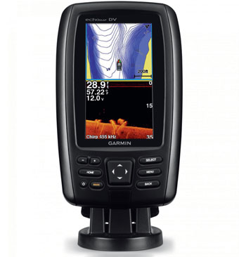 #010-01562-01 van 429,- voor 389,- ECHOMAP CHIRP 52DV Een 5" CHIRP Sonar visvinder met 5 Hz GPS / kaartplotter.