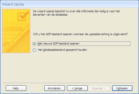 In een Access-Project kan een SQL-databank worden aangesproken en bewerkt.