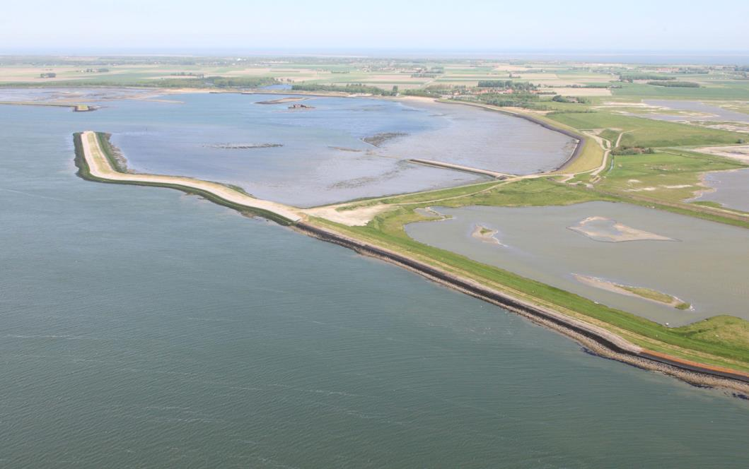 gemaal kreekbos caissons ringdorp polder nollen zeedijk inlagen Oosterschelde Het gebied