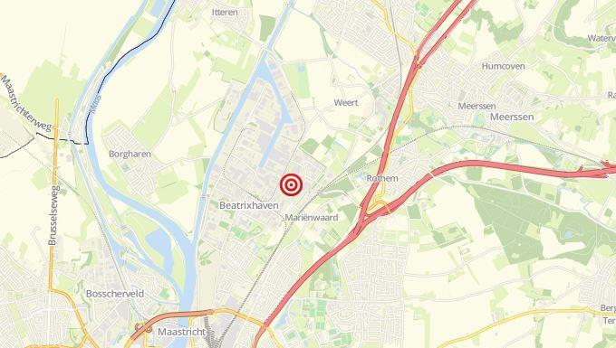 DE ONROERENDE ZAAK : Courante bedrijfsruimte, globaal verdeeld in twee ruime bedrijfscompartimenten (2 x ca. 542 m 2, met vrije overspanning, ca. 17,5 m x 31 m).