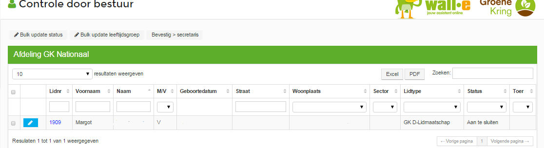 Stap 5a: nieuwe leden invoeren 1. Druk op Leden > nieuw lid. 2. Vul het formulier in die je hieronder ziet.