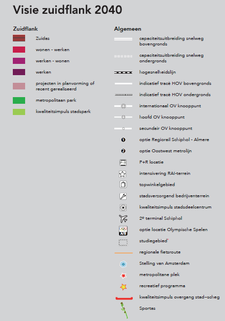 blz. 24 Figuur 3: Zuidas in de Structuurvisie Amsterdam 2040 De Zuidas is aangemerkt als metropolitaan kerngebied.