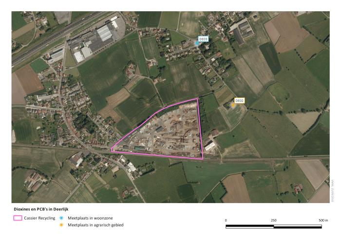 2 DEERLIJK Meetplaats Straat Start-stop Gebiedsbestemming Toetsing drempelwaarden DE01 St.