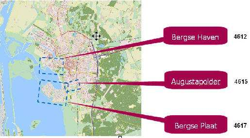 Blad : 4 van 6 Bijlage 1 Postcodegebieden en locaties Friesland 846 849 852 860 865 875 901 8941 847 850 853 861 871 876 902 9084 848 851 855 862 872 900 8939 Overijssel 8061 8266 8277 8294 8307 8314