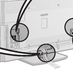 Snelstartgids Voordat u de stroom inschakelt ❸ ❶ ❷ * ❹ Kabelklem (Bundel de kabels met de klem) Standaard DIN4535 stekker (IEC 69-) 75 q coaxiale kabel Zet de MAIN POWER schakelaar aan de linker