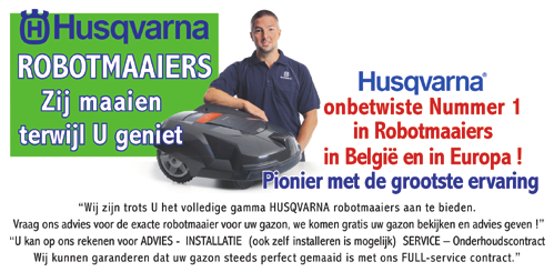 11 bezoek onze webshop www.kpenr.be én www.robotmaaiero.