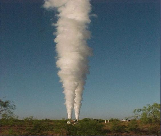 optreden bij het vrijkomen van CO 2 onder hoge druk zijn hier twee foto s toegevoegd van het